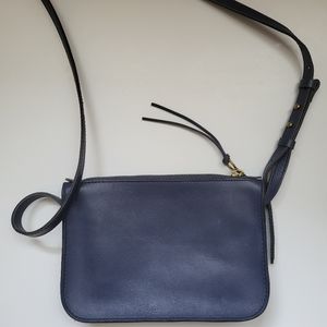 MADEWELL Leather Crossbody- purple